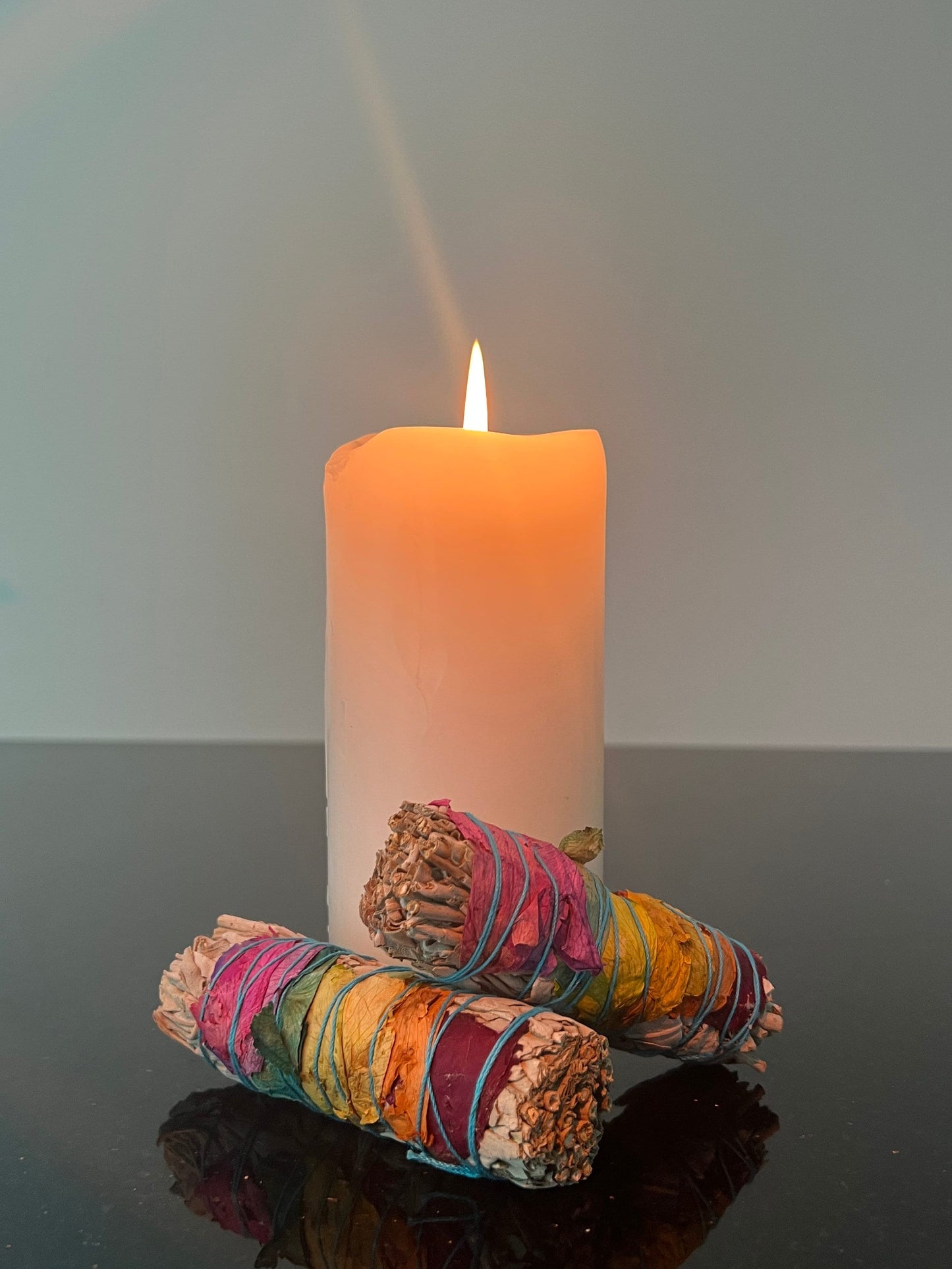 White and Chakra Burning and Smudging Sage for Prayer, Astral Projection, and Manifestation