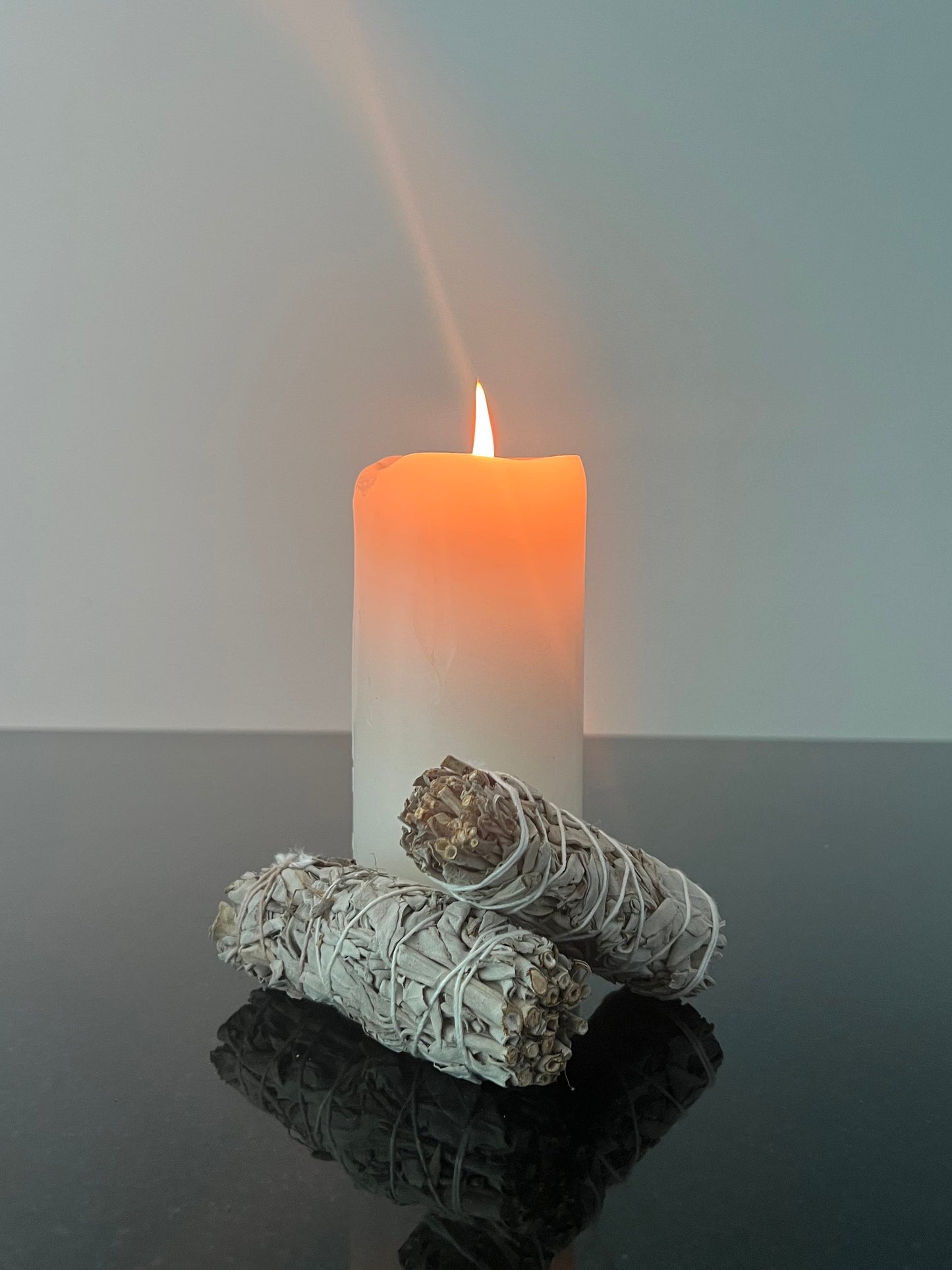White and Chakra Burning and Smudging Sage for Prayer, Astral Projection, and Manifestation