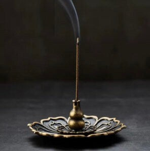 Bronze Gourd Incense Holder and Burner