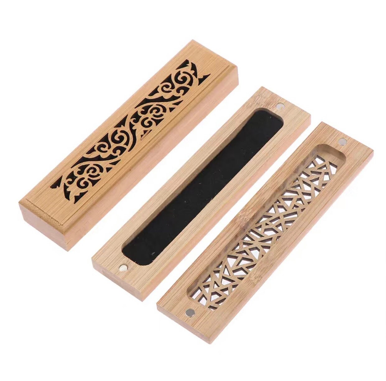 Wooden Incense Burner and Holder