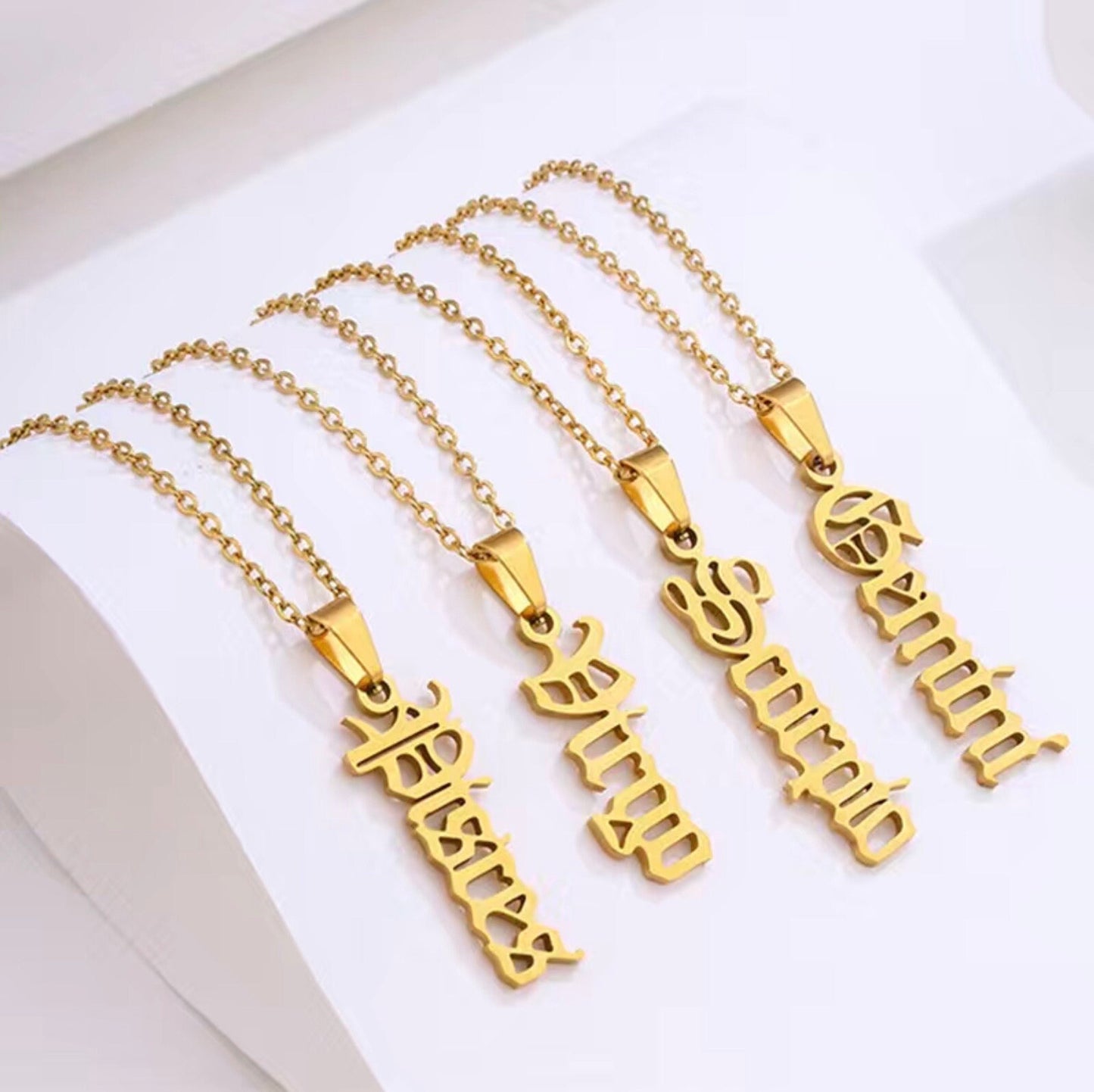 All 12 Zodiac Gold Necklaces- Aries, Taurus, Gemini, Cancer, Leo, Virgo, Libra, Scorpio, Sagittarius, Capricorn, Aquarius, Pisces
