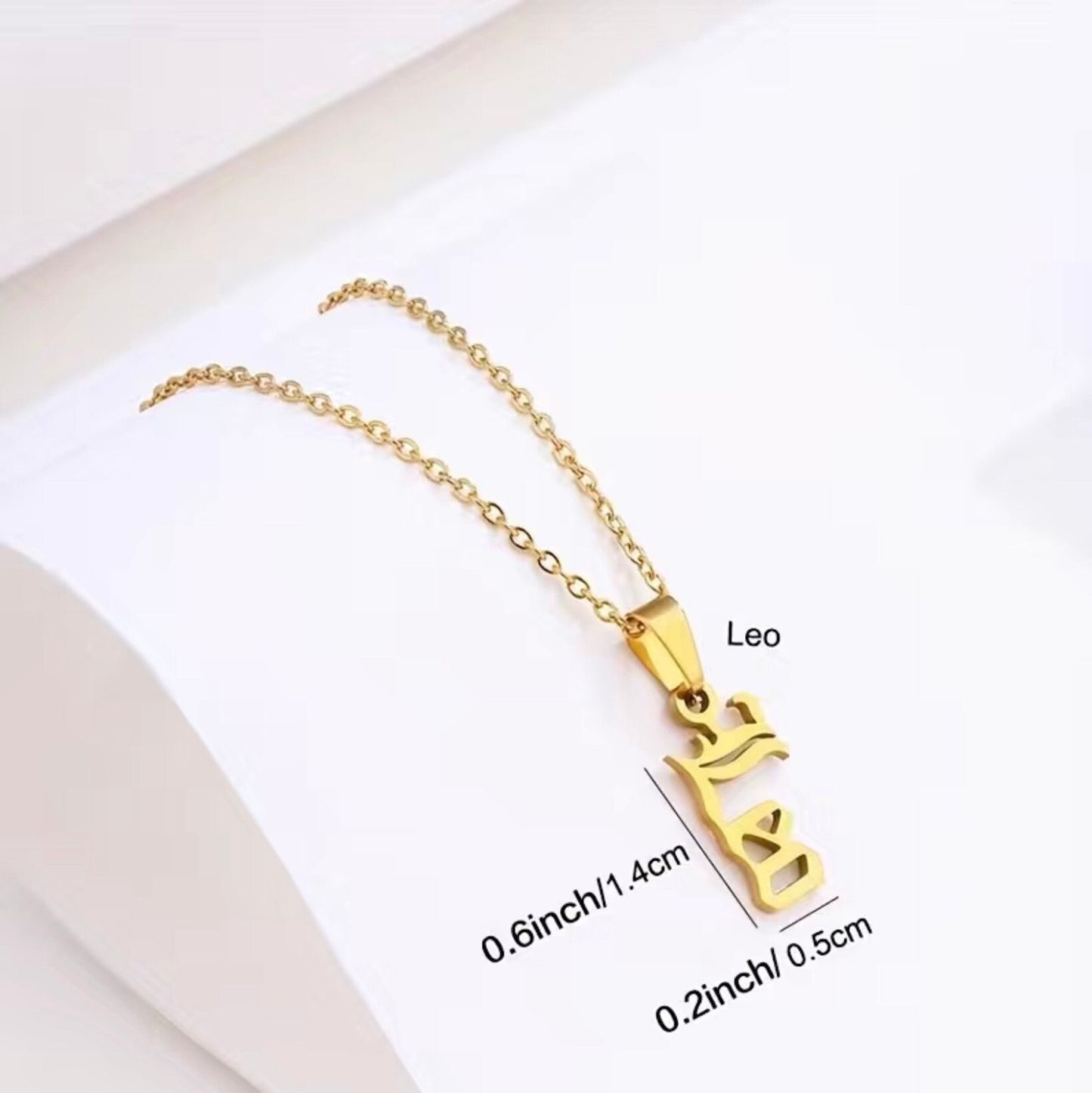 All 12 Zodiac Gold Necklaces- Aries, Taurus, Gemini, Cancer, Leo, Virgo, Libra, Scorpio, Sagittarius, Capricorn, Aquarius, Pisces